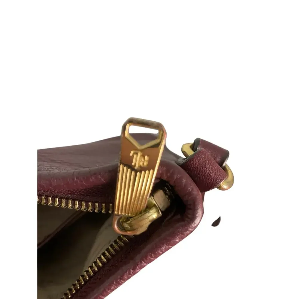 Lauren Ralph Lauren Deep Red Crossbody Bag - Picture 5 of 7